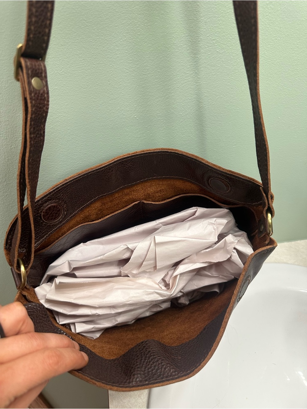 Portland Leather Large Koala in coldbrew - Picture 2 of 2